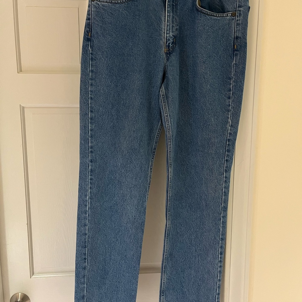 Carhartt Men's Straight Blue Jeans 34x34